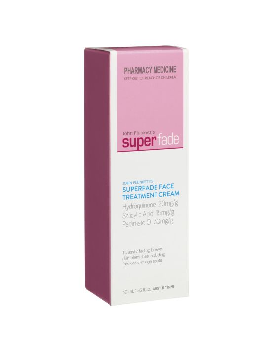 PLUNKETTS SUPERFADE FACE CREAM 40ML Direct Chemist Outlet