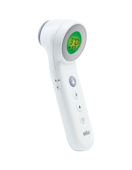 BRAUN THERMOMETER TOUCHLESS + FOREHEAD BNT400 - Direct Chemist Outlet
