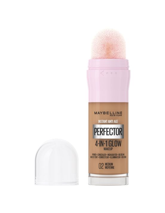 MAYB INSTANT PERFECTOR GLOW FDN 02 Direct Outlet Chemist MEDIUM 