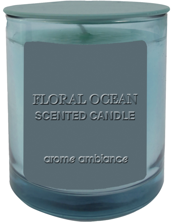 Arome Ambiance Home Scented Candle Floral Ocean 200g - Direct