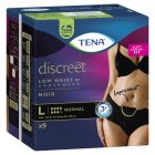 Tena Women's Pants Noir Low Waist Large 9 Pack