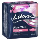 Libra Ultra Thin Pads Super with Wings 12 Pack