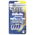 Gillette Sensor 3 Comfort 4 Disposable Razors