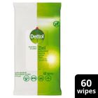 Dettol 2in1 Hands & Surface Anti-Bacterial Wipes 60 Pack