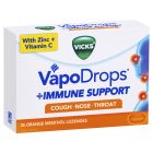 Vicks VapoDrops Immune Support Orange 36 Lozenges 