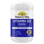 Nature's Way Vitamin D3 1000IU 300 Soft Capsules