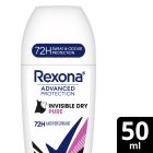 Rexona Women Antiperspirant Deodorant Roll On Invisible Dry Pure 50ml