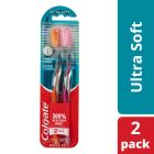 Colgate Slim Soft Advance Toothbrush Ultra Soft 2 Pack