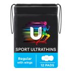 U By Kotex Regular Sport Ultrathins With Wings 12 Pack