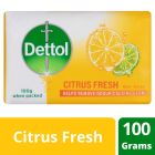 Dettol Citrus Fresh Bar Soap 100g 3 Pack