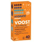 Voost Hydrate Orange Effervescent Tablets 40 Pack