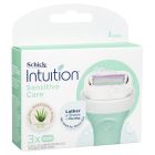 Schick Intuition Naturals Sensitive Care Cartridges 3pk