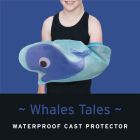 Crazy Casts Waterproof Cast and Bandage Protector Whale Tales