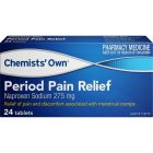 Chemists' Own Period Pain 24 Tablets