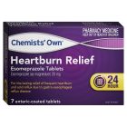 Chemists' Own Heartburn Esomeprazole 20mg 7 Tablets