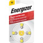 Energizer Hearing Aid Batteries AZ10 4 Pack