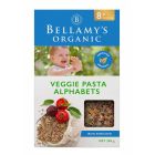 Bellamys Organic Veggie Pasta Alphabet 200G