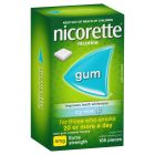 Nicorette Quit Smoking Extra Strength Nicotine Gum Icy Mint 105 Pack