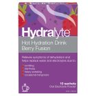 Hydralyte Hot Hydration Drink Berry Fusion 10 Sachets