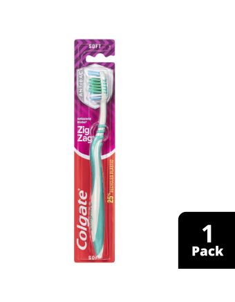 Colgate ZigZag Deep Interdental Clean Toothbrush Soft Adult