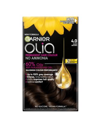 Garnier Olia 4.0 Dark Brown No Ammonia Permanent Hair Colour