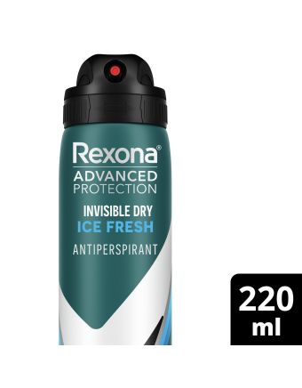 Rexona Men Antiperspirant Advanced Protection Invisible Dry Ice Fresh 220ml