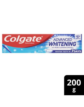 Colgate Toothpaste Advanced Whitening 200g