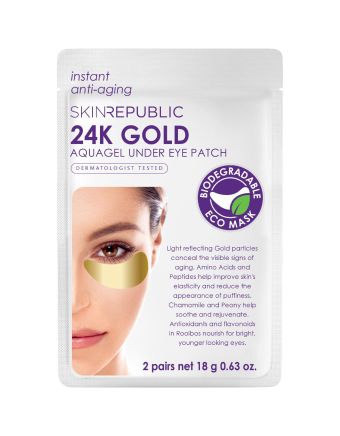 Skin Republic 24K Gold Aquagel Under Eye Patch 2 Pairs