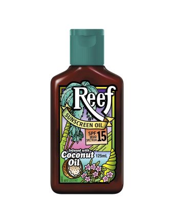 Reef Coconut Sunscreen Oil SPF 15+ 125mL