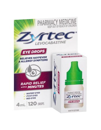 Zyrtec Levocabastine Hayfever & Allergy Eye Drops 4mL