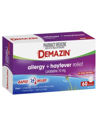 Demazin Allergy + Hayfever Relief 60 Tablets