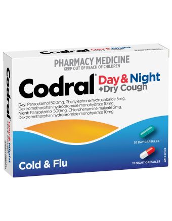 Codral Cold & Flu + Cough Day & Night 48 Capsules