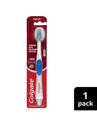 Colgate 360° Optic White Battery Powered Whitening Toothbrush