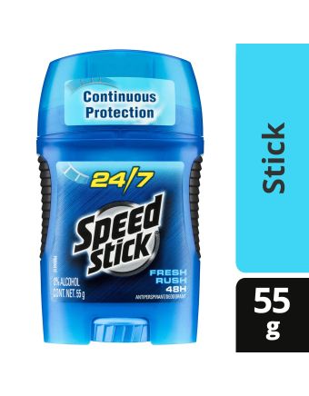 Mennen Speed Stick Men Antiperspirant Deodorant Continuous Protection Fresh Rush 48 Hour Protection 55g