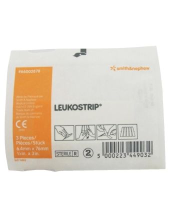 Leukostrip 2952 Wound Closure Strips 6.4mm x76 mm (each)