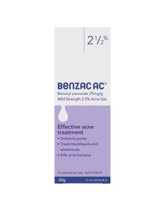 Benzac AC Acne Gel 2.5% 60g