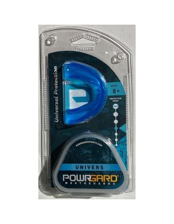 PowrGard Univers Protection for Most Mouth and Sports 8 Years Old to Adult Blue