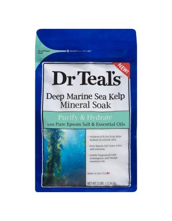 Dr Teal's Epsom Salt Deep Marine Sea Kelp 1.36kg