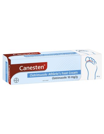 Canesten Anti-Fungal Athlete's Foot (Tinea Pedis) Cream 50g