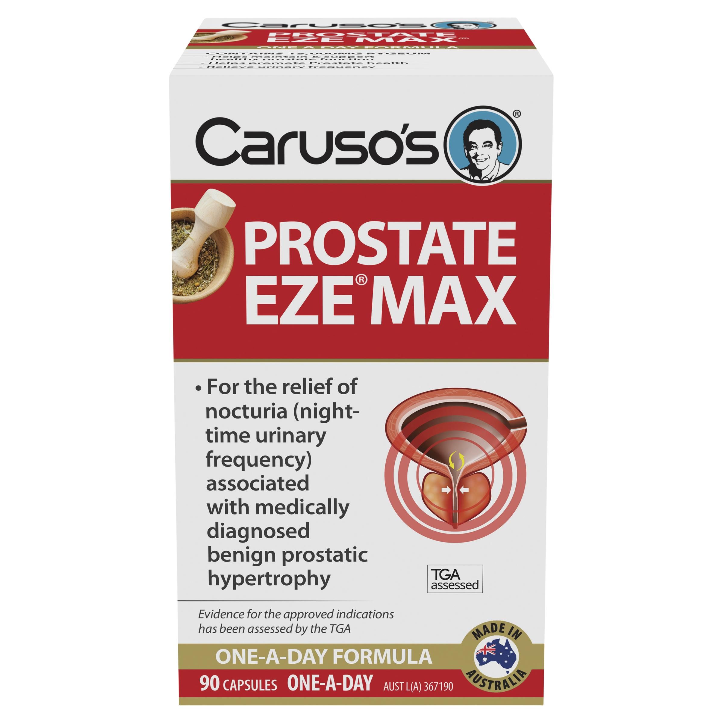 CARUSO'S PROSTATE EZE MAX CAPS 90 - Direct Chemist Outlet