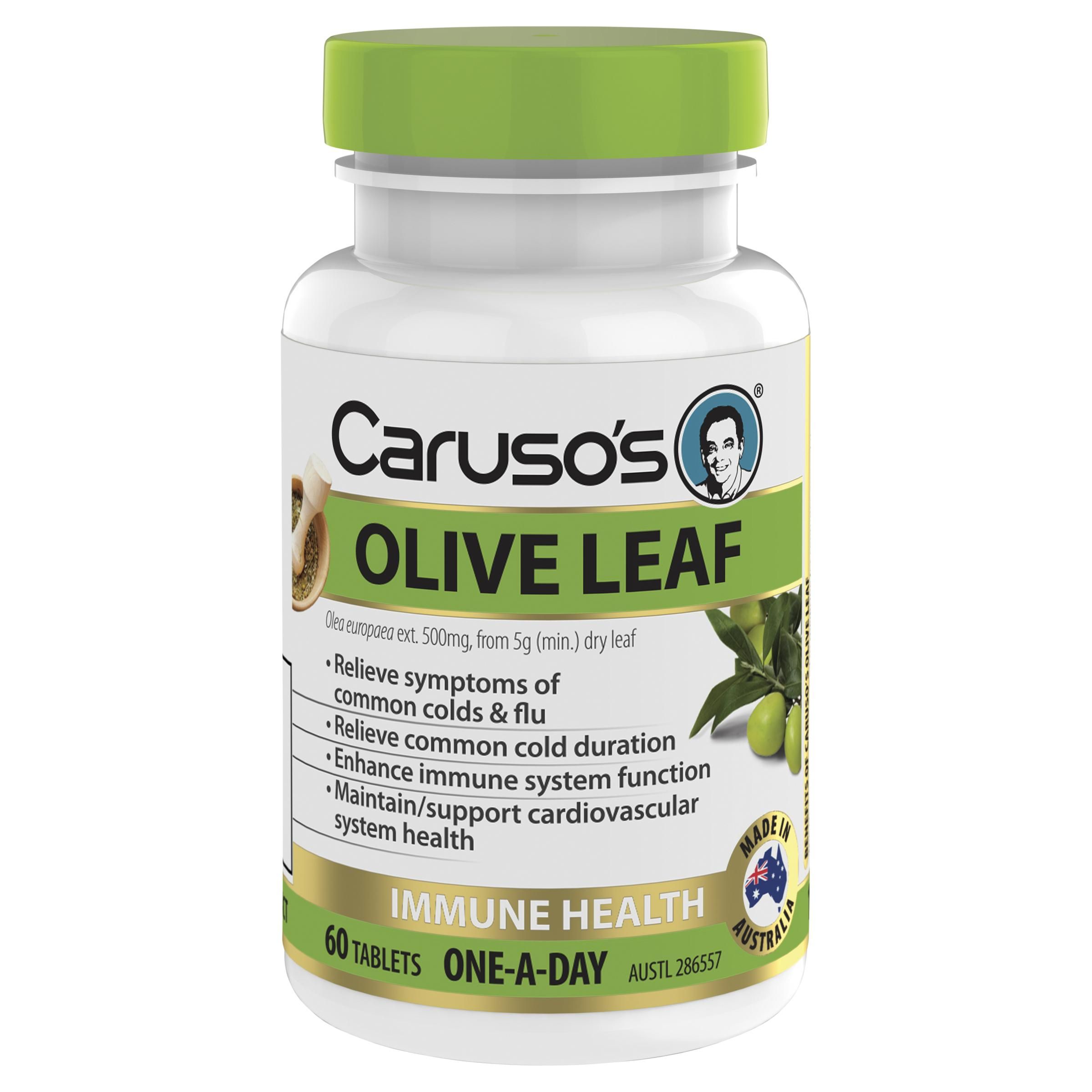 CARUSO S OLIVE LEAF TABS 60 Direct Chemist Outlet