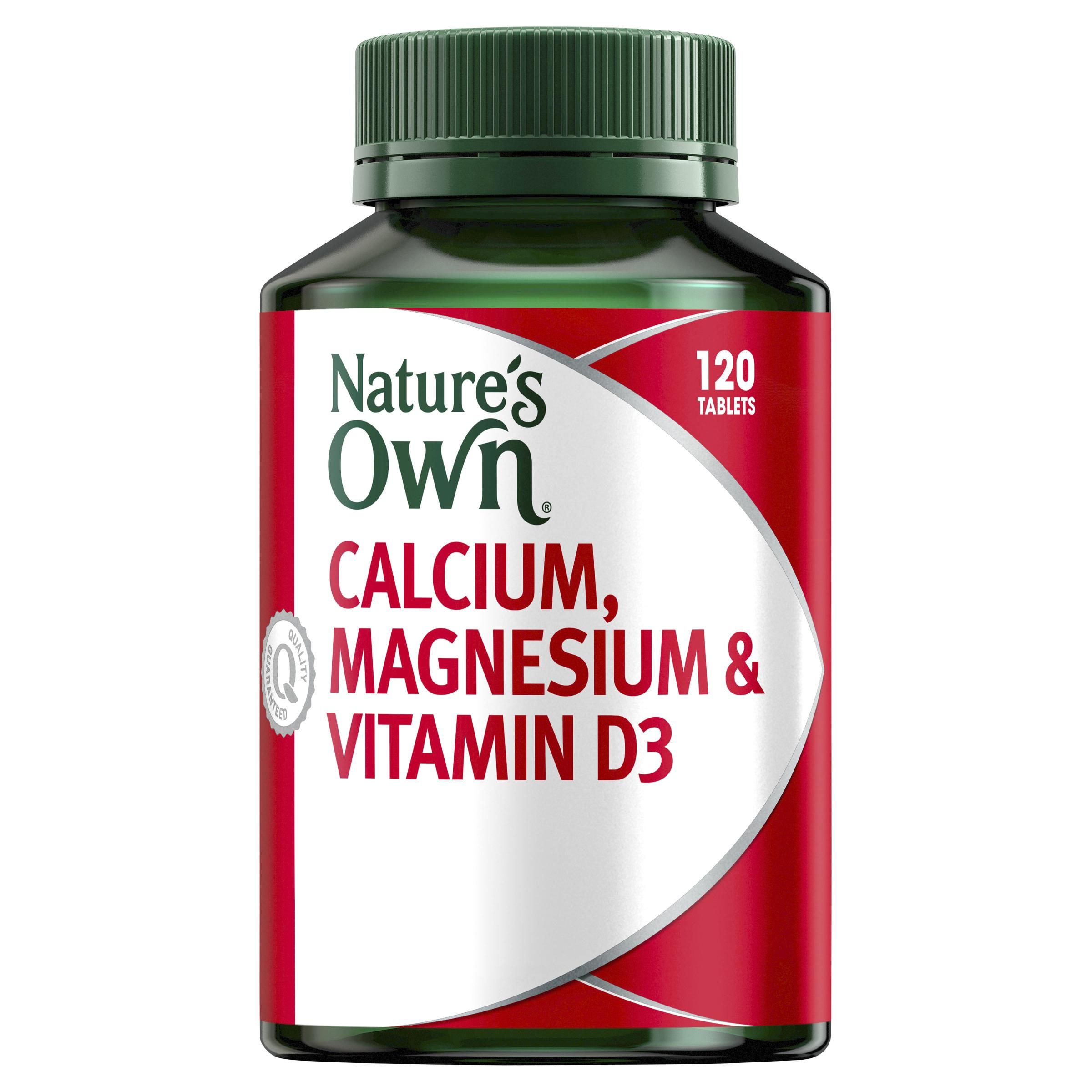 NO CALCIUM MAGNESIUM VITAMIN D3 TABS 120 Direct Chemist Outlet