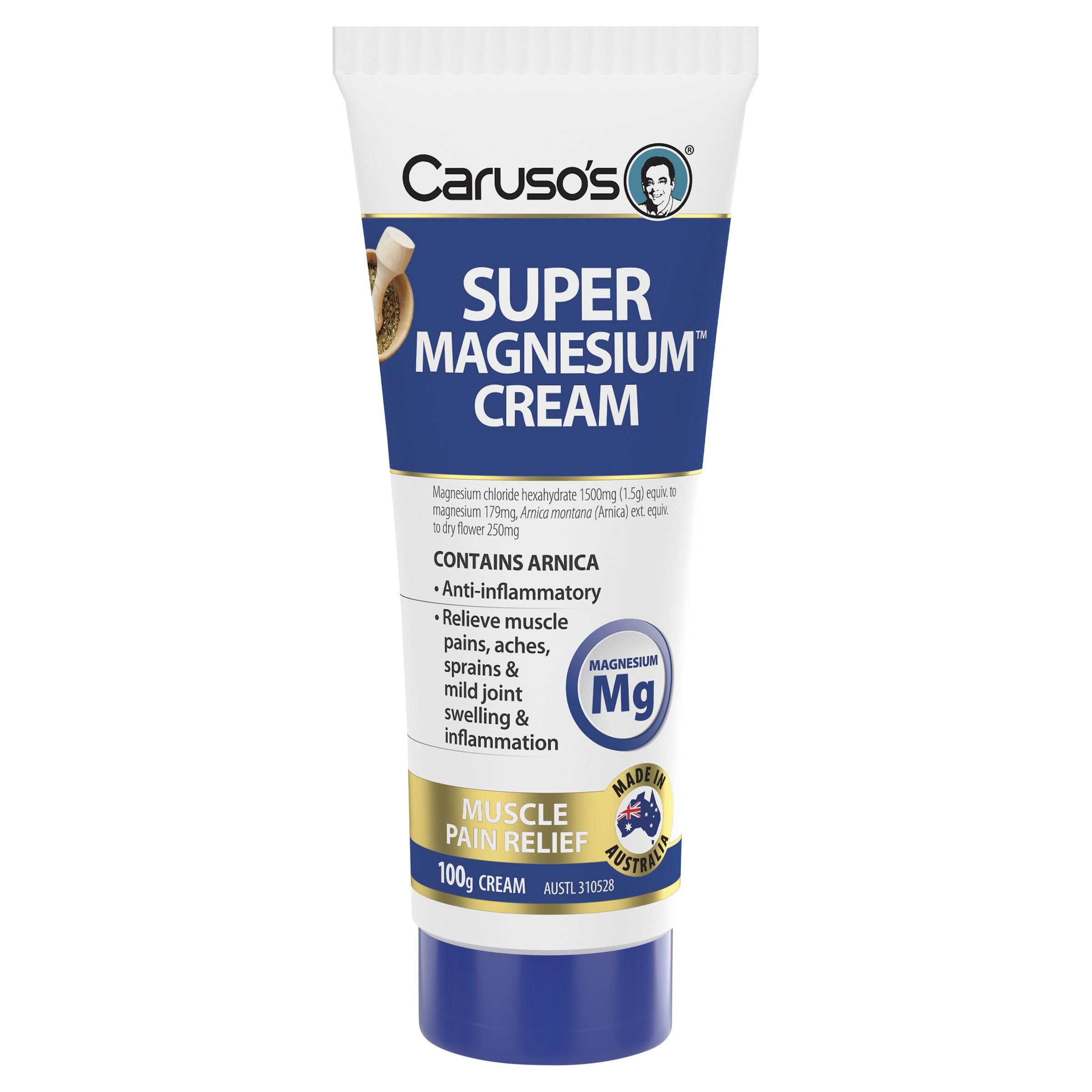 CARUSO S MAGNESIUM CREAM 100G Direct Chemist Outlet