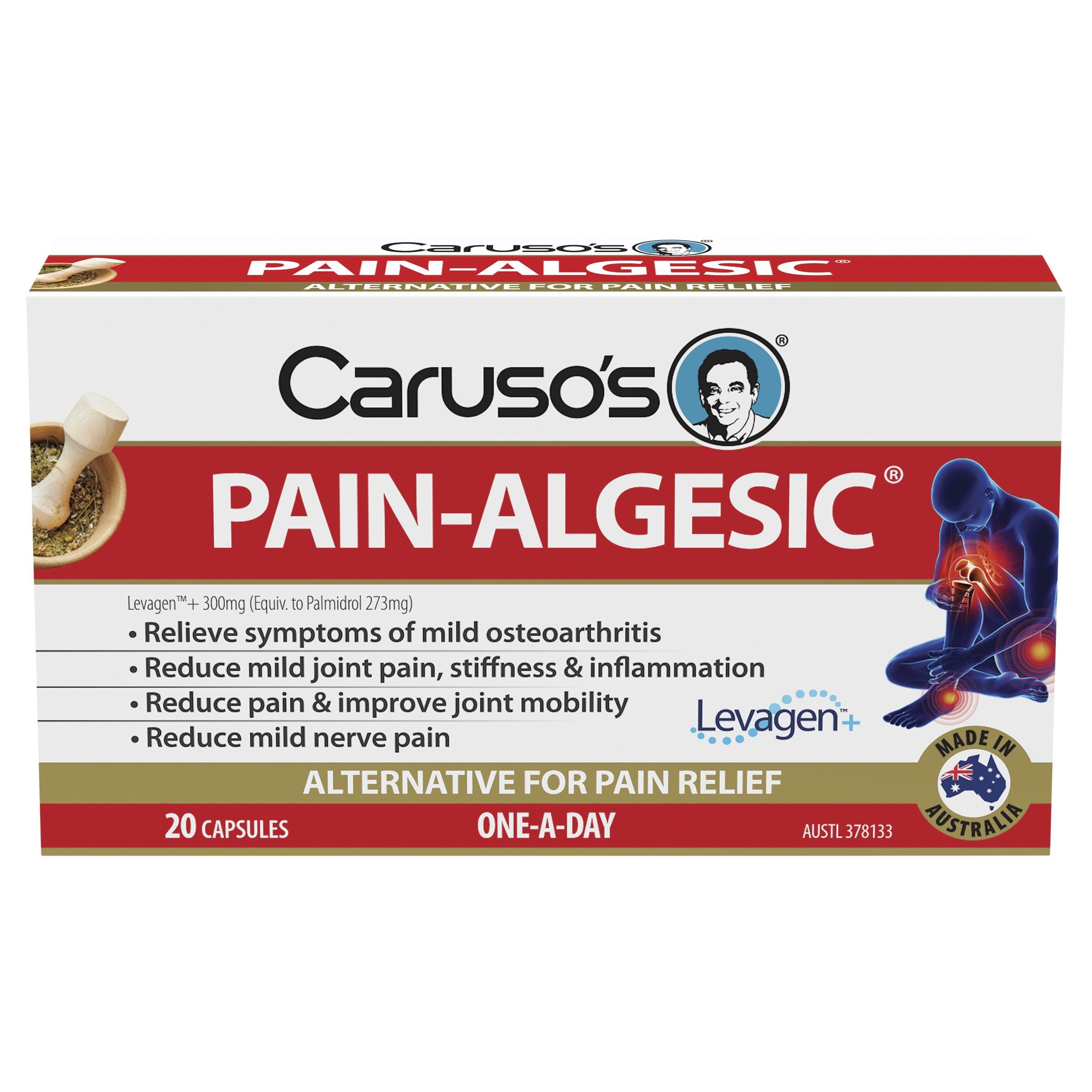 CARUSO S PAIN ALGESIC JOINTS CAPS 20 Direct Chemist Outlet