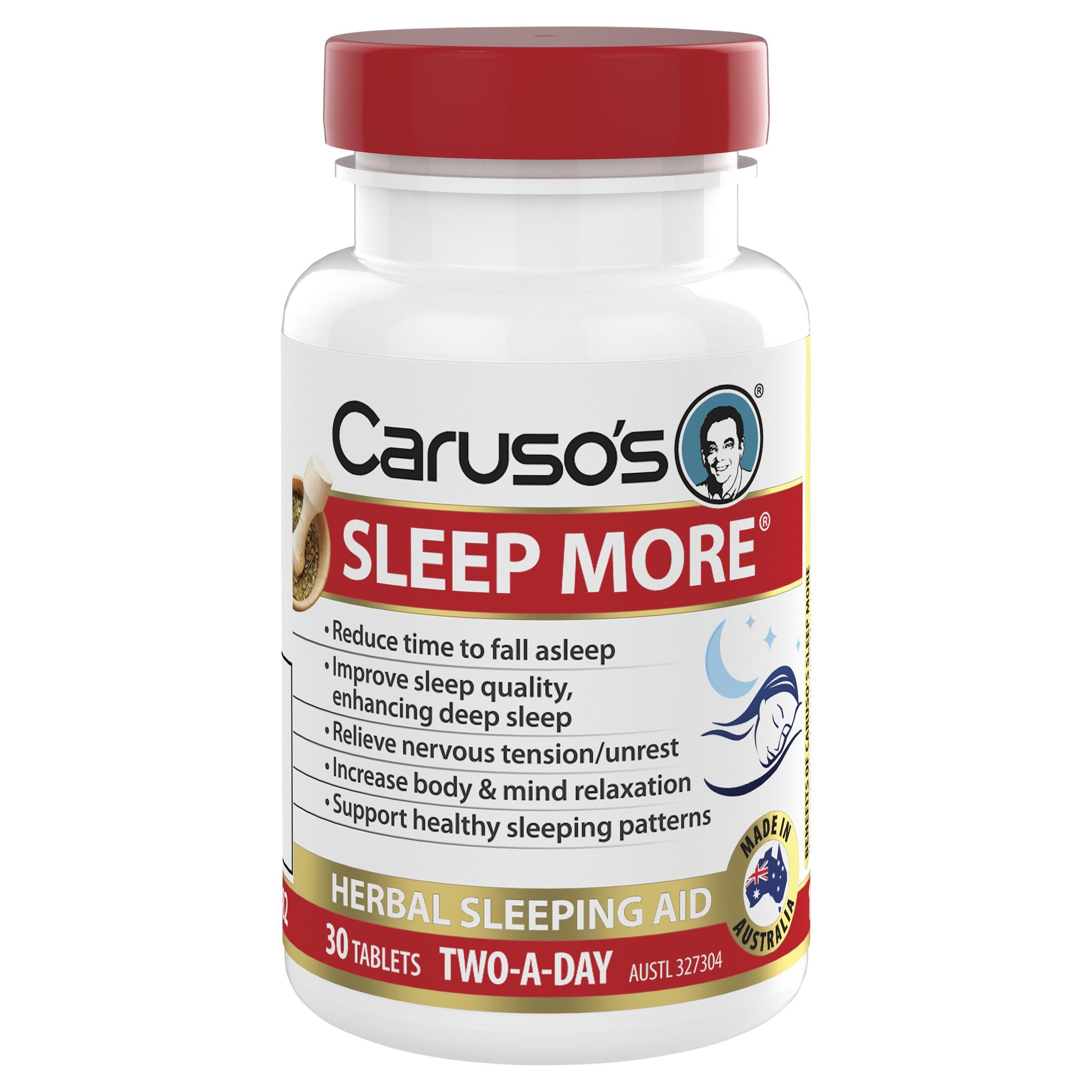 CARUSO S SLEEP MORE TABS 30 Direct Chemist Outlet