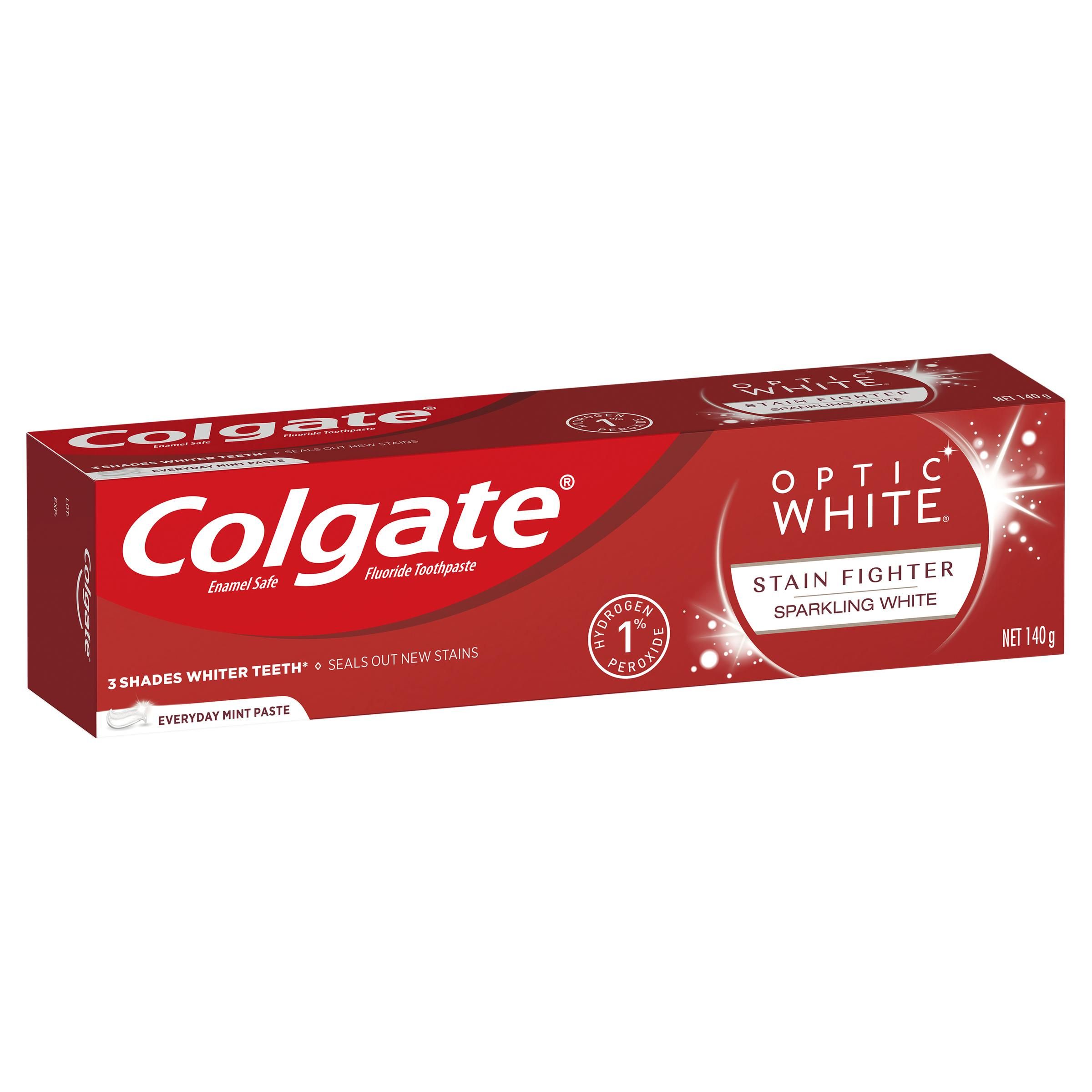 COLG TOOTHPASTE OPTIC WHITE 140G Direct Chemist Outlet