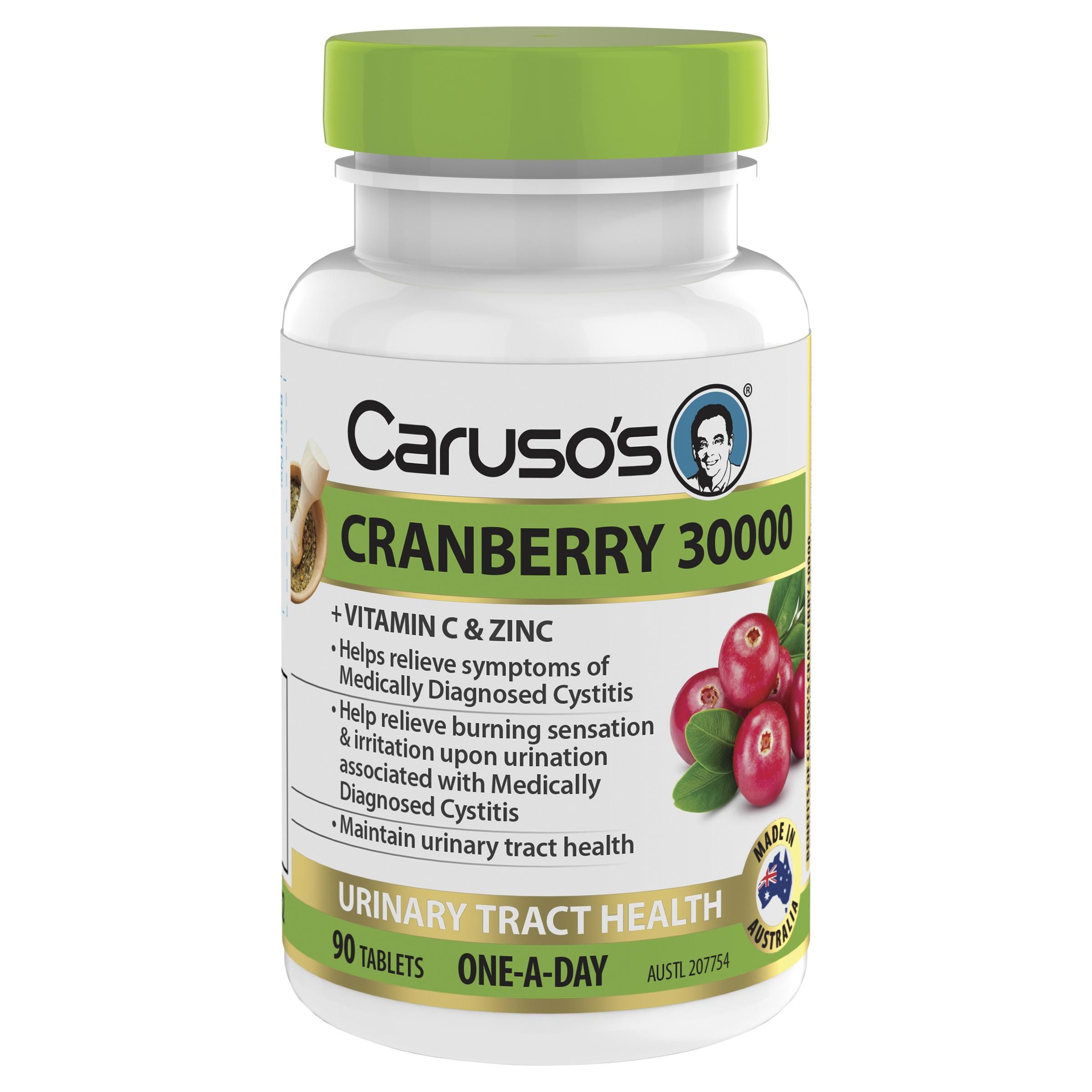 CARUSO S CRANBERRY 30000 TABS 90 Direct Chemist Outlet