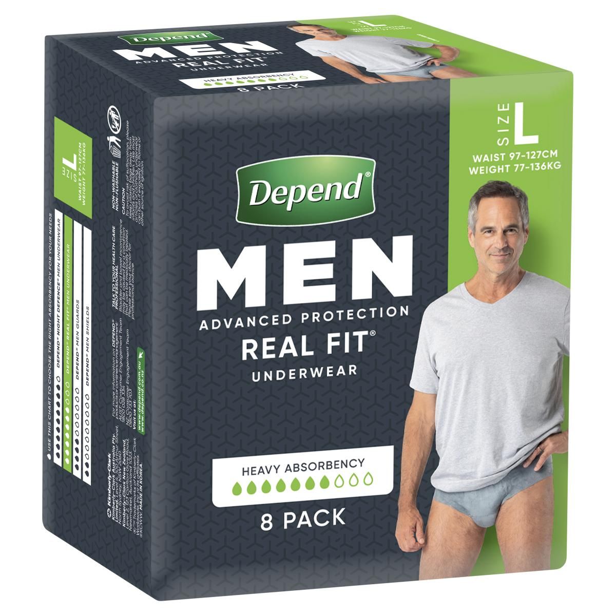 Depend Night Defense Underwear for MEN