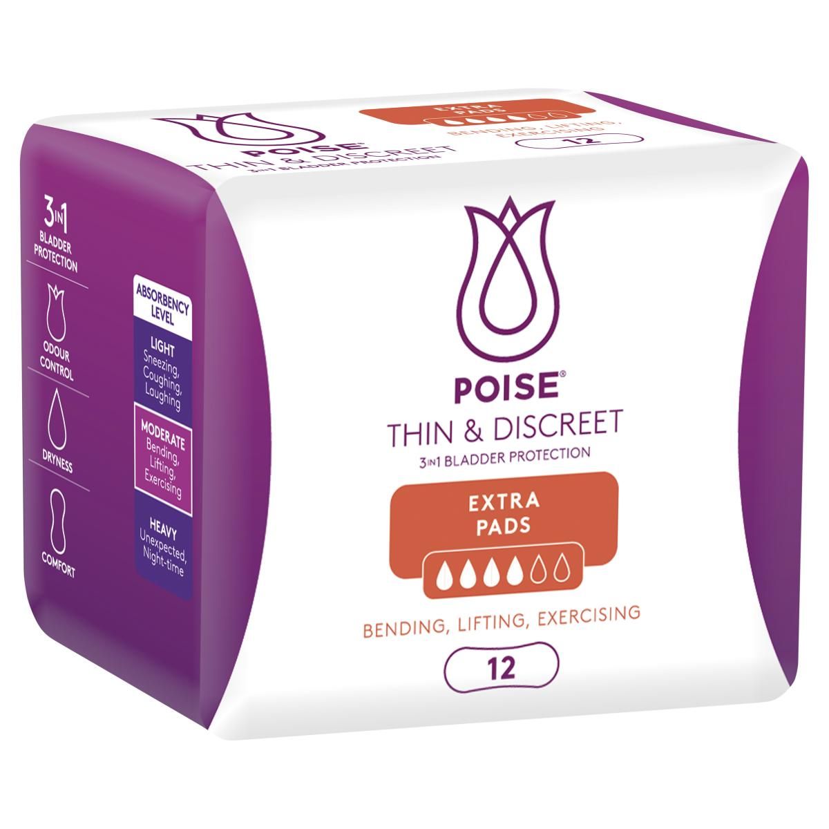 Poise Liners For Bladder Leaks Light 8 Pack - Direct Chemist Outlet