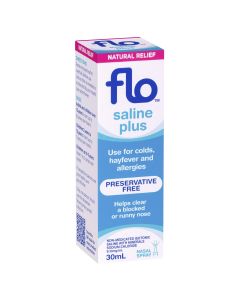 FLO Saline Plus Nasal Spray 30mL